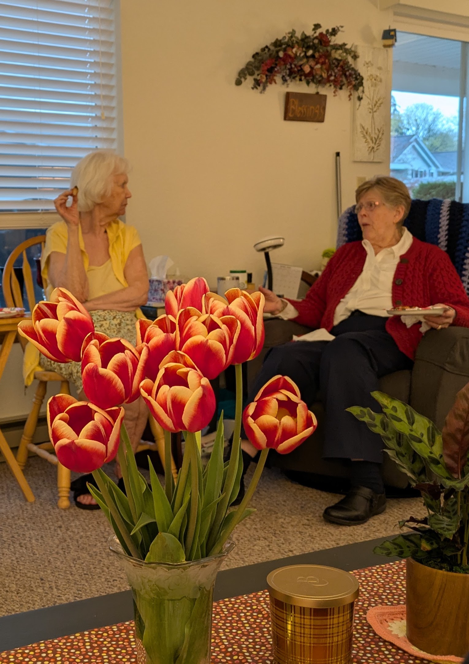 Auntie Charlotte and Mom
